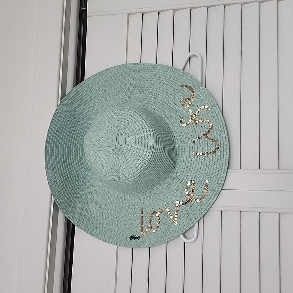 Mint green sun hat